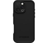 OtterBox Custodia impermeabile per iPhone 16 Pro Max (Only) serie FR, con MagSafe (progettata da LifeProof), nera, impermeabile, 60% plastica riciclata, elegante ed elegante