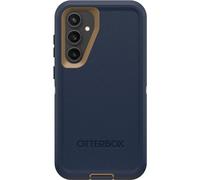 OtterBox Custodia per Galaxy S23 FE (Only), serie Defender, scarpe scamosciate blu, solo custodia, robusta e durevole, con protezione per le porte, confezione non al dettaglio