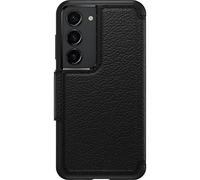 OtterBox Custodia per Galaxy S23 Strada Series - SHADOW (nero), porta carte, vera pelle, tascabile, custodia a portafoglio