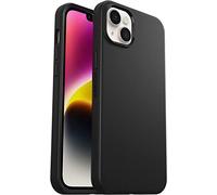 OtterBox, Custodia per iPhone 14 Plus serie Symmetry, ultra sottile, compatibile con ricarica wireless, bordi rialzati per proteggere fotocamera e schermo, colore nero