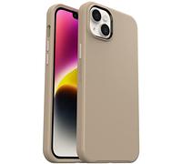 OtterBox, Custodia per iPhone 14 Plus serie Symmetry, ultra sottile, compatibile con ricarica wireless, bordi rialzati per proteggere fotocamera e schermo, colore Don't Even Chai (marrone)