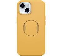 OtterBox Custodia per iPhone 15, iPhone 14 e iPhone 13 OtterGrip Symmetry Series - ASPEN GLEAM (arancione), impugnatura integrata, custodia elegante, si aggancia a MagSafe, bordi rialzati proteggono