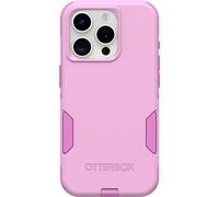 OtterBox Custodia per iPhone 15 PRO (Only) Serie Commuter - Run Wildflower (Rosa), Sottile e Resistente, Tascabile, con Protezione per Le Porte