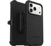 OtterBox Custodia per iPhone 17 Pro Max (solo), serie Defender, colore nero, include supporto a clip per fondina - si aggancia a MagSafe - Resistente e durevole