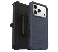 OtterBox Custodia per iPhone 17 Pro Max (solo), serie Defender, stile vintage Indigo Dream (blu e nero), include supporto a clip per fondina, a scatto su MagSafe, resistente, robusta e durevole