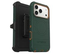 OtterBox Custodia per iPhone 17 Pro Max (solo), serie Defender, verde intrigo, include fondina clip cavalletto, scatto su MagSafe, resistente, robusta e durevole