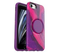 OtterBox + Custodia Pop Symmetry Series per iPhone SE (3a e 2a generazione) e iPhone 8/7 (solo - Not Plus) - Confezione non al dettaglio - Berry Flow