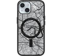 OtterBox Custodia trasparente con custodia colorata Grip Edge per iPhone 15 - LONDRA (nero)