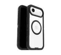 OtterBox Defender Series Pro XT Clear MagSafe cover per iPhone Air, resistente a shock e cadute, cover ultra robusta, testata 7x vs le norme anti caduta MIL-STD 810G, Trasparente/Nero