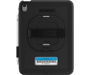 OtterBox Defender for Business W/Cavalletto/Cinghia da polso per iPad 10th Gen (SOLO) V2 - NERO, Pellicola proteggi schermo non inclusa (Unità singola spedita in sacchetto di plastica, ideale per