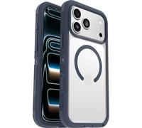 OtterBox Defender Series Pro XT Clear MagSafe cover per iPhone 17 Pro Max, resistente a shock e cadute, cover ultra robusta, testata 7x vs le norme anti caduta MIL-STD 810G, Trasparente/Blu