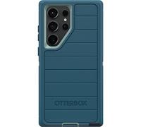 OtterBox Defender Series - Custodia per Galaxy S23 Ultra (solo) - Manovra (Blu) - Robusta e durevole - con protezione porta - solo custodia - protezione difesa microbica - confezione non al dettaglio