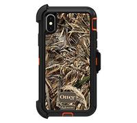 OtterBox Defender Series - Custodia per iPhone X (arancione Blaze/Nero/MAX 5 CAMO)