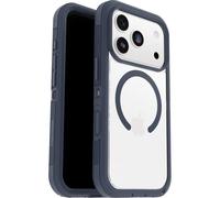 OtterBox Defender Series Pro XT Clear MagSafe cover per iPhone 17 Pro, resistente a shock e cadute, cover ultra robusta, testata 7x vs le norme anti caduta MIL-STD 810G, Trasparente/Blu
