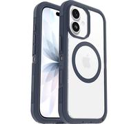 OtterBox Defender Series Pro XT Clear MagSafe cover per iPhone 17, resistente a shock e cadute, cover ultra robusta, testata 7x vs le norme anti caduta MIL-STD 810G, Trasparente/Blu
