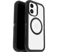 OtterBox Defender Series Pro XT Clear MagSafe cover per iPhone 17, resistente a shock e cadute, ultra robusta, testata 7x vs le norme anti caduta MIL-STD 810G, Trasparente/Nero, Senza Retail Package