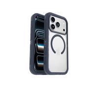 OtterBox Defender Series Pro XT Clear MagSafe cover per iPhone 17 Pro, resistente a shock e cadute, cover ultra robusta, testata 7x vs le norme anti caduta MIL-STD 810G, Trasparente/Blu