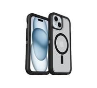 OTTERBOX Defender Series XT Clear MagSafe Cover per iPhone 17e; 16e; 15; 14; 13,super resistente a shock e cadute, testata 7x norme MIL-STD 810G, Trasparente/Nero