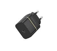 OtterBox EU Caricatore murale USB-C PD 20W, carica Fast Charge per Smartphone e Tablet, resistente a cadute, robusto, ultra durevole, Nero