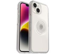 OtterBox Otter + Pop Symmetry - Serie Trasparente per iPhone 14 e iPhone 13, Colore: Trasparente