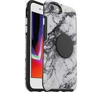 OtterBox Otter + POP Symmetry Series - Custodia per iPhone SE (3a e 2a generazione) e iPhone 8/7, effetto marmo bianco