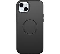 OtterBox OtterGrip Symmetry Series Case per iPhone 15 Plus e iPhone 14 Plus, nera, impugnatura integrata, custodia elegante, si aggancia a MagSafe, bordi rialzati proteggono fotocamera e schermo