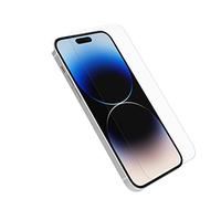 OtterBox Pellicola protettiva in Vetro temperato Amplify per iPhone 14 Pro Max con trattamento antimicrobico, x5 Protezione a rotture, graffi e cadute da 1.8m, Versione No Pack Retail