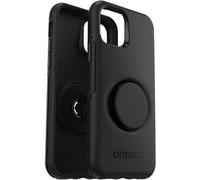 OtterBox per Apple iPhone 11 Pro, Custodia Trasparente Sottile resistente a cadute con PopSockets PopGrip integrato, Serie Otter + Pop Symmetry - Nero