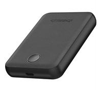 OtterBox Wireless Power Bank per MagSafe, batteria esterna portatile e sottile con cavo da USB-C a USB-C incluso, indicatore LED, 5000 mAh design durevole per iPhone, Nero