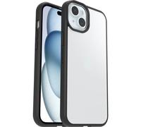 OtterBox React cover per iPhone 15 Plus/14 Plus, Trasparente/Nero | Custodia resistente a urti e cadute, ultrasottile, testata a norme MIL-STD 810G