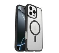 OtterBox React MagSafe cover per iPhone 16 Pro Max, Trasparente/Nero | Custodia con MagSafe, resistente a urti e cadute, ultrasottile, testata a norme MIL-STD 810G