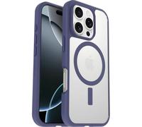 OtterBox Cover per iPhone 16 PRO React Series MagSafe, Resistente a Shock e Cadute Fino, Cover Ultrasottile, Testata a Norme Mil-Std 810G, Trasparente/Viola, Senza Retail Package