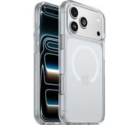 OtterBox React Series MagSafe cover per iPhone 17 Pro Max, resistente a shock e cadute fino, cover ultrasottile, testata a norme MIL-STD 810G, Trasparente