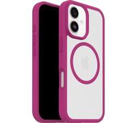 OtterBox React Series MagSafe cover per iPhone 17, resistente a shock e cadute fino, cover ultrasottile, testata a norme MIL-STD 810G, Trasparente/Rosa