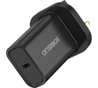 OtterBox Standard UK Caricatore murale USB-C PD 30 W con Standard USB-C a USB-C 1M Cavo, Kit Fast Charging per Smartphone e Tablet, Nero