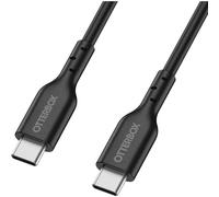 OtterBox Standard USB-C a USB-C Cavo Carica rapida, Testato per flessibilità, Carica rapida per Smartphone e Tablet, 2M, Nero