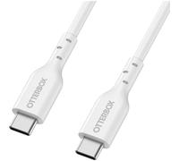 OtterBox Standard USB-C a USB-C Cavo Carica rapida, Testato per flessibilità, Carica rapida per Smartphone e Tablet, 2M, Bianca