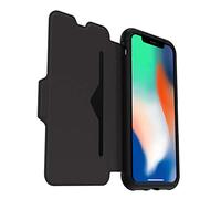 Otterbox Strada Custodia per iPhone X/Xs Anti-Caduta in Vera Pelle Sottile ed Elegante, Nera