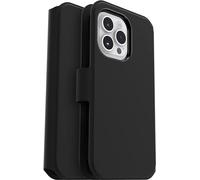 OtterBox Strada Via Ultra - Custodia a portafoglio per iPhone 14 Pro con porta carte, colore: Nero