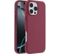 OtterBox Symmetry Series Cactus Leather MagSafe Custodia per iPhone 16 Pro Max, custodia protettiva sottile antiurto, a prova di caduta, testata 3x vs norme MIL-STD 810G, Rosso