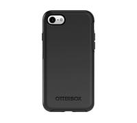 OtterBox Cover Symmetry per iPhone SE (3a/2a gen)/8/7, Nero | Custodia resistente a urti e cadute, sottile, testata 3x norme MIL-STD 810G