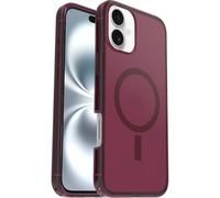 OtterBox Symmetry Seires Clear MagSafe Cover per iPhone 16 Plus, resistente a shock e cadute fino; sottile, testata 3x norme MIL-STD 810G, Rosso