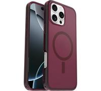 OtterBox Symmetry Seires Clear MagSafe Cover per iPhone 16 PRO Max, Resistente a Shock e Cadute Fino; Sottile, Testata 3X Norme Mil-Std 810G, Rosso