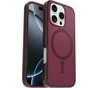 OtterBox Symmetry Seires Clear MagSafe Cover per iPhone 16 Pro, resistente a shock e cadute fino; sottile, testata 3x norme MIL-STD 810G, Rosso