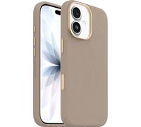 OtterBox Symmetry Series Cactus Leather MagSafe cover per iPhone 17, custodia protettiva sottile antiurto, a prova di caduta, testata 3x vs norme MIL-STD 810G, Grigio