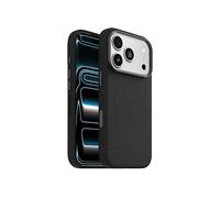 OtterBox Symmetry Series Cactus Leather MagSafe cover per iPhone 17 Pro, custodia protettiva sottile antiurto, a prova di caduta, testata 3x vs norme MIL-STD 810G, Nero