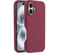 OtterBox Symmetry Series Cactus Leather MagSafe Custodia per iPhone 16, custodia protettiva sottile antiurto, a prova di caduta, testata 3x vs norme MIL-STD 810G, Rosso