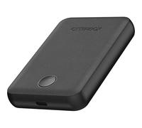 OtterBox Wireless Power Bank per MagSafe, batteria esterna portatile e sottile con cavo da USB-C a USB-C incluso, indicatore LED, 5000 mAh design durevole per iPhone, Nero