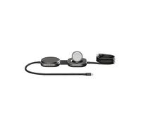Zens Wireless Charging Cable Pro 3, Cavo di Ricarica USB-C a USB-C da 1.5 m, MagSafe e Qi2 15W, Compatibile con iPhone Air/17/16/15/14/13/12, AirPods e Apple Watch, Nero