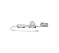 Zens Wireless Charging Cable Pro 3, Cavo di Ricarica USB-C a USB-C da 1.5 m, MagSafe e Qi2 15W, Compatibile con iPhone Air/17/16/15/14/13/12, AirPods e Apple Watch, Bianca
